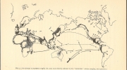 Image: Cultural diffusion map from Egypt by Grafton Elliot Smith