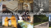 Photo: Banner for the European Year of Cultural Heritage.