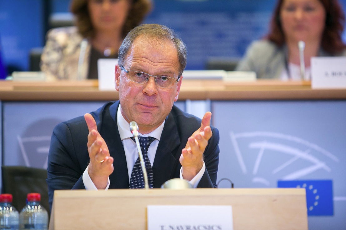 Tibor Navracsics at his hearing in the European Parliament on 1 October 2014. Photo: Sean Kelly CC BY-SA 2.0