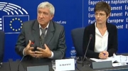 Mircea Diaconu, CULT Rapporteur, speaking about the Report/EP Resolution 'Towards an integrated approach to cultural heritage for Europe' at a press conference held at the European Parliament on 8 September 2015. Photo: EP