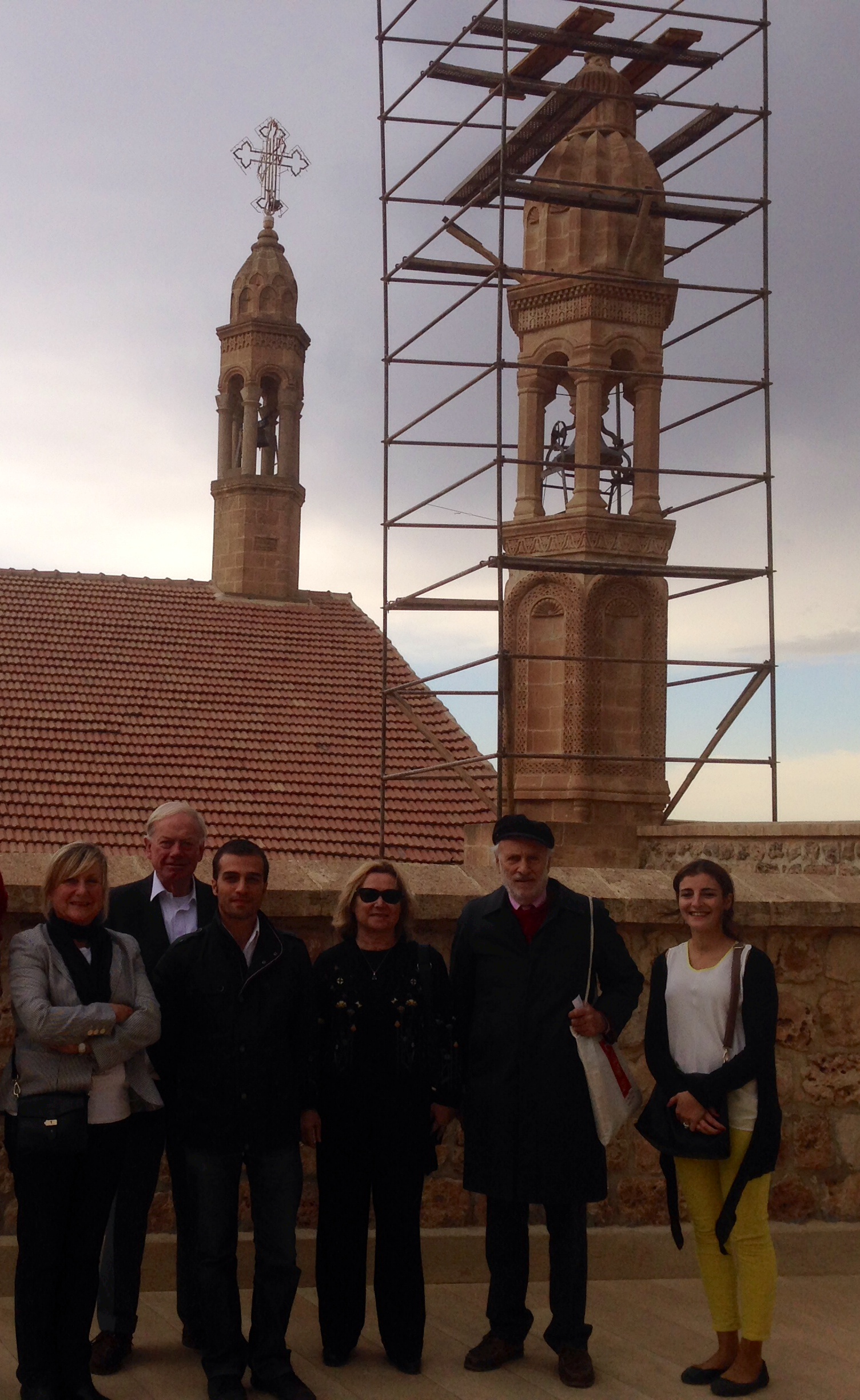 Heritage and financial experts visited the Armenian church of St. George and participated in meetings with the Governor and Mayor of Mardin. Photo: Courtesy of EN Turkey