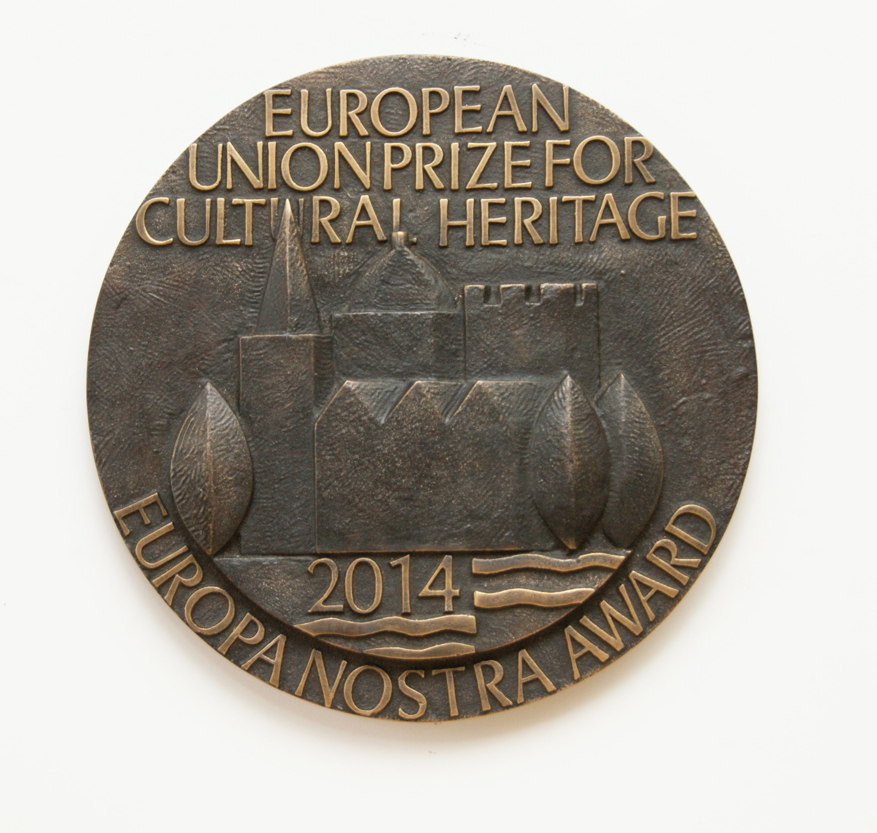 Plaque 2014 European Union Prize for Cultural Heritage / Europa Nostra Awards.