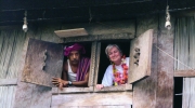 Helena Vaz da Silva in East Timor, at a historical and cultural journey promoted by Centro Nacional de Cultura, in 2001. Courtesy of Centro Nacional de Cultura.