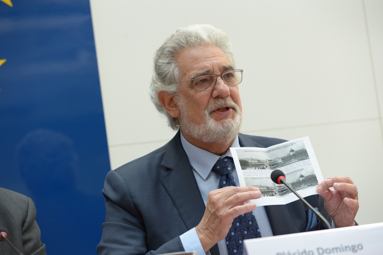 Europa Nostra’s President Maestro Plácido Domingo drew the attention of the press to this controversial project already in May 2014 during the Europa Nostra Congress in Vienna. Photo: Oreste Schaller for Europa Nostra